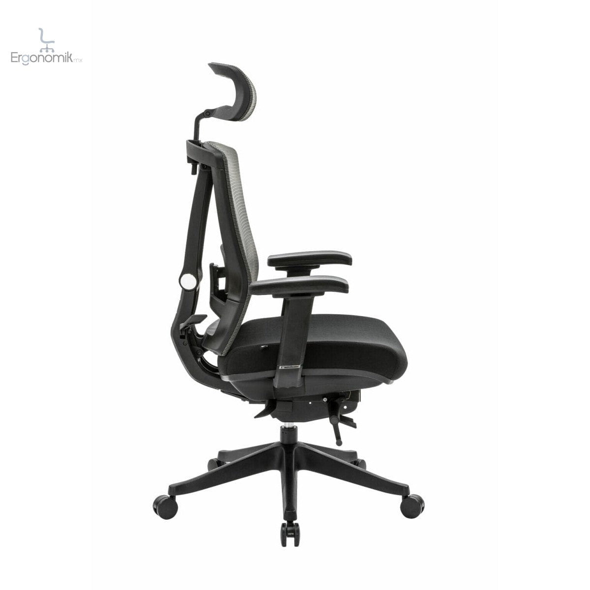 Silla ejecutiva H1 con Reposacabezas negro - Ergonomik silla OFIK