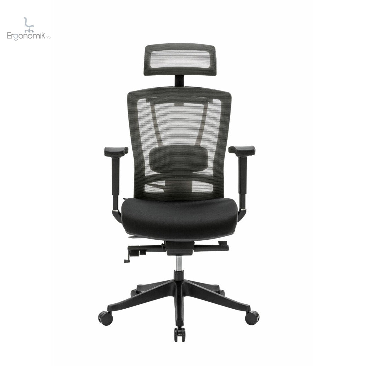 Silla ejecutiva H1 con Reposacabezas negro - Ergonomik silla OFIK