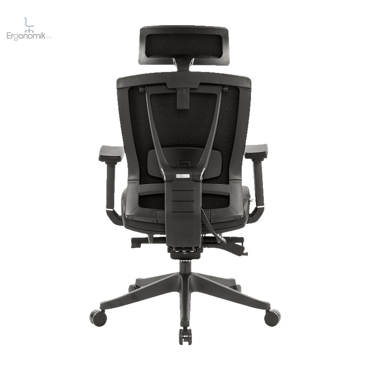 Silla Ejecutiva H1PU Vinipiel Asiento Y Estructura Negro - Ergonomik silla Ofik