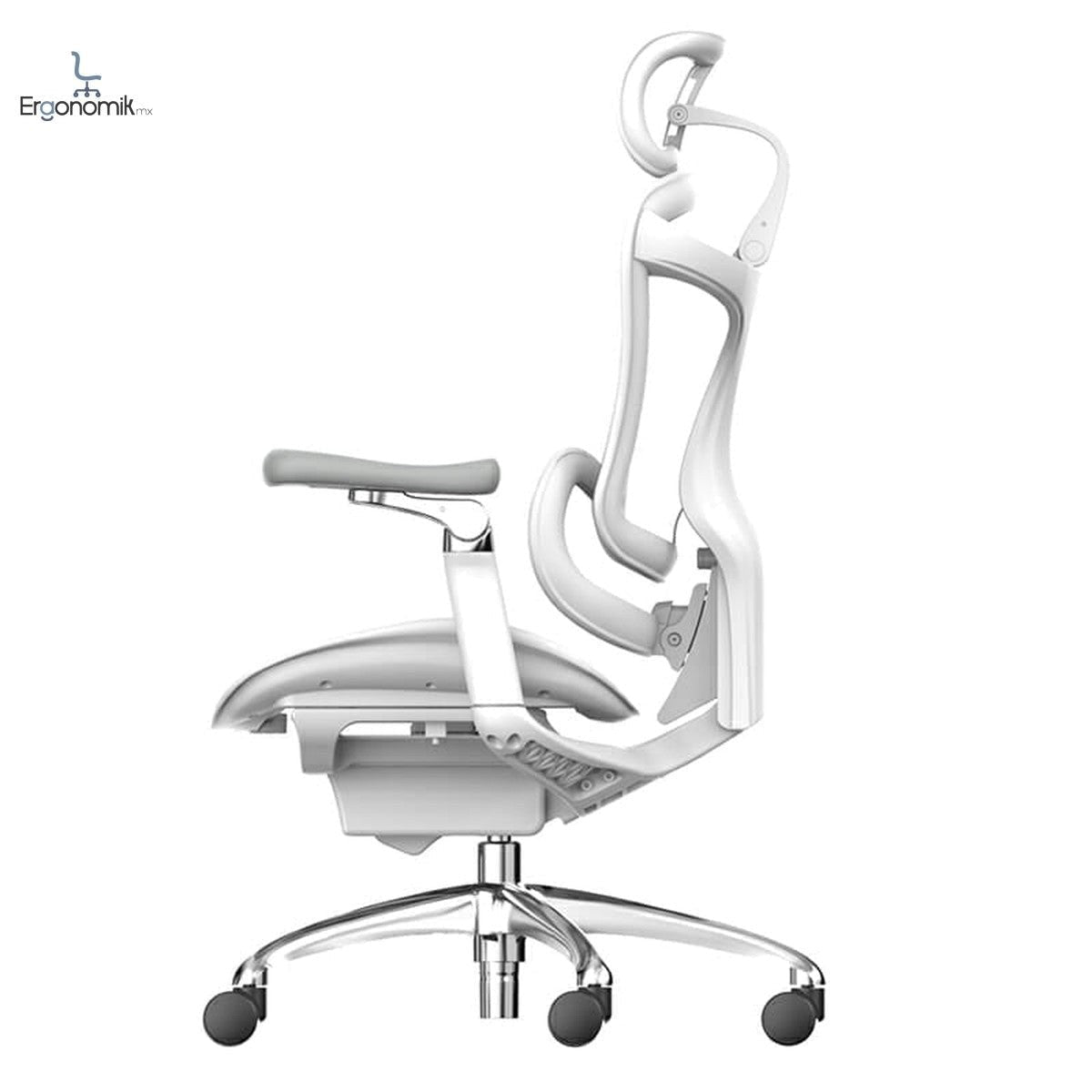 Silla Ejecutiva Multifunciónal S3 Mesh Blanco - Ergonomik silla ejecutiva Ergonomik