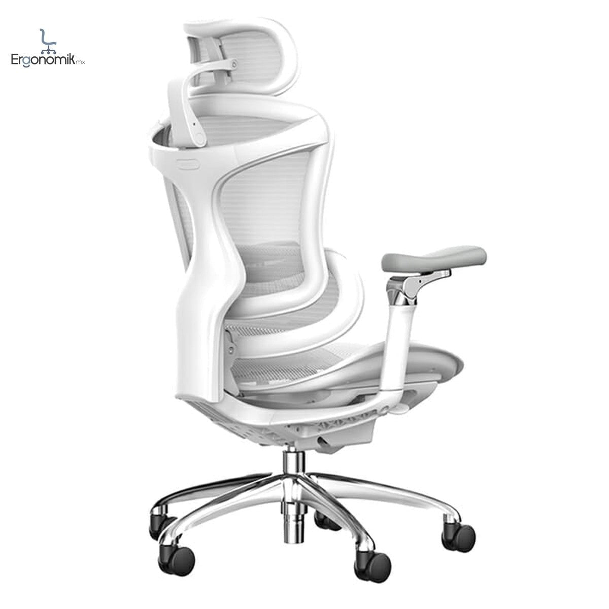 Silla Ejecutiva Multifunciónal S3 Mesh Blanco - Ergonomik silla ejecutiva Ergonomik