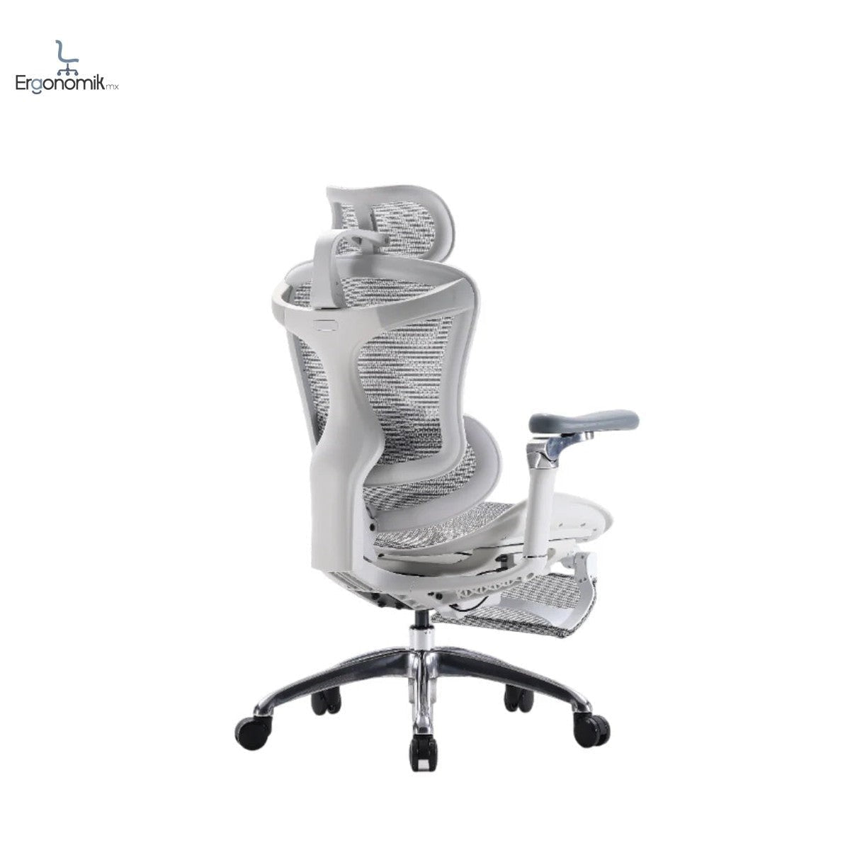 Silla Ejecutiva Multifunciónal S3 Mesh Blanco - Ergonomik silla ejecutiva Ergonomik