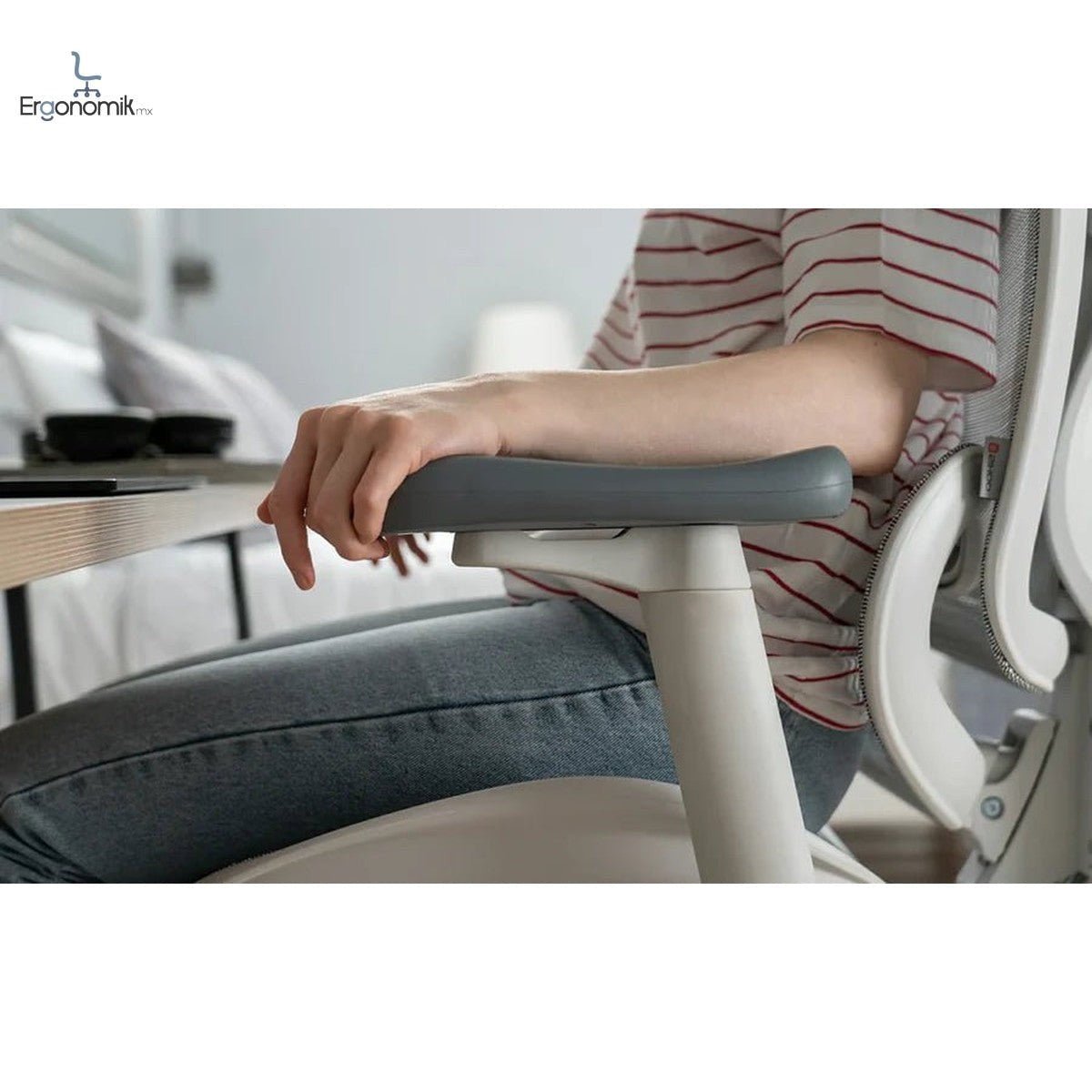 Silla Ejecutiva Multifunciónal S3 Mesh Blanco - Ergonomik silla ejecutiva Ergonomik