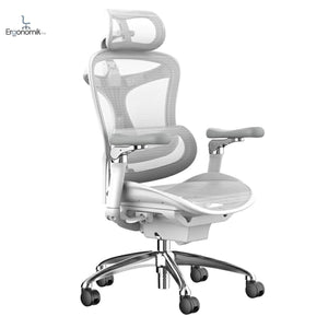 Silla Ejecutiva Multifunciónal S3 Mesh Blanco - Ergonomik silla ejecutiva Ergonomik
