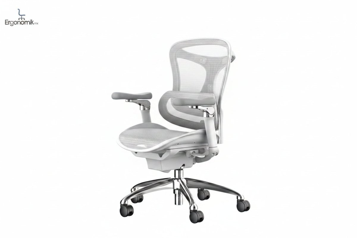 Silla Ejecutiva Multifunciónal S3 Mesh Blanco - Ergonomik silla ejecutiva Ergonomik