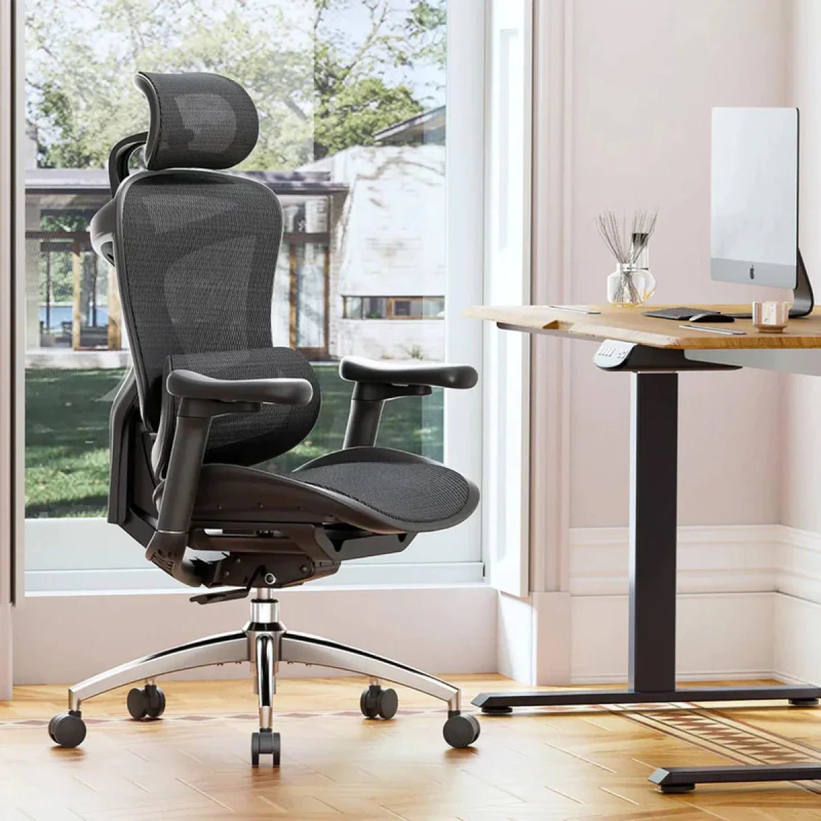 Silla Ejecutiva Multifunciónal S3 Mesh Negro - Ergonomik silla ejecutiva Ergonomik