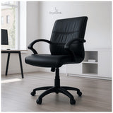 Silla Ejecutiva Orozco en Piel y Respaldo Medio 1102