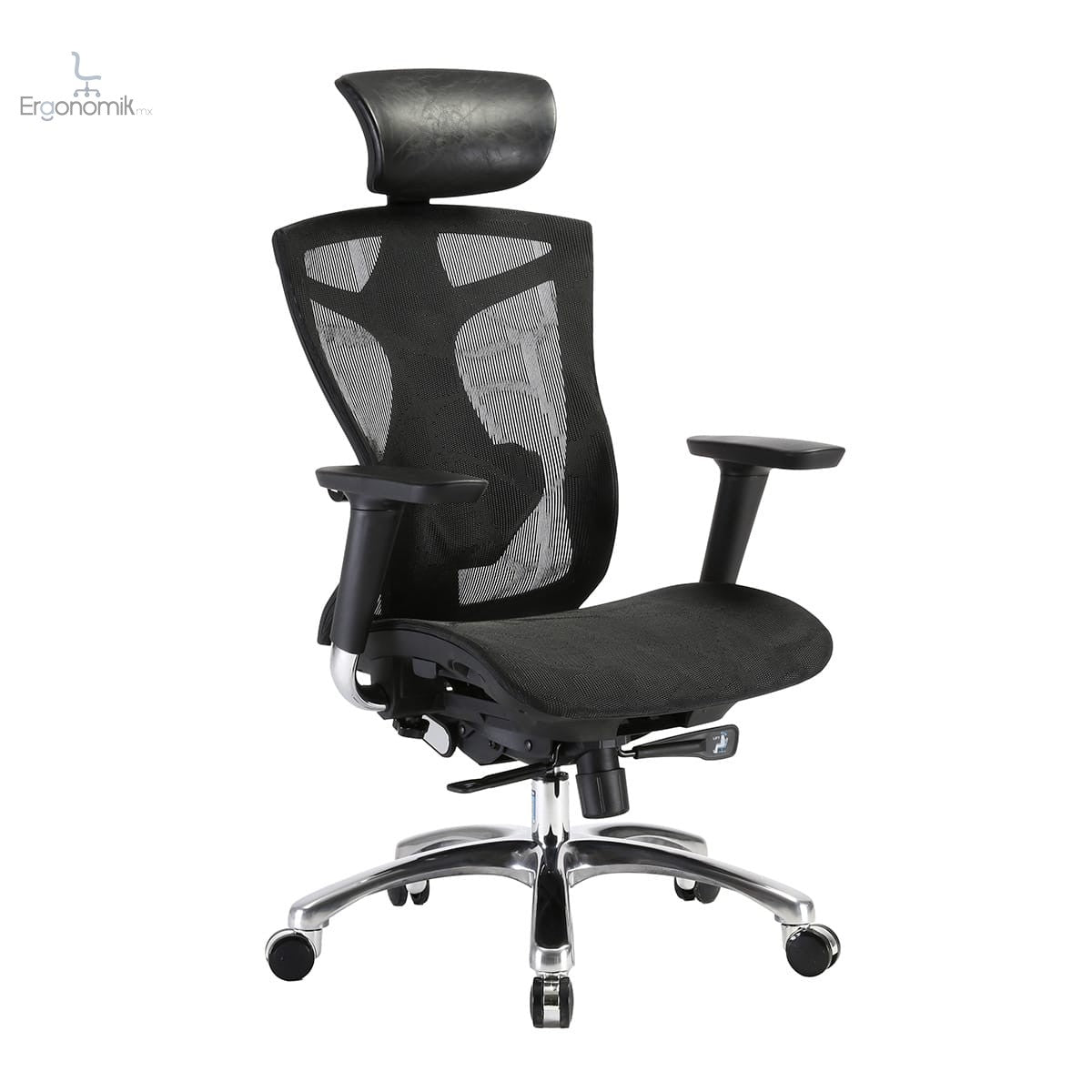 Silla Ejecutiva S1 Mesh Negro | Muebles ergonómicos en México | Ergonomik