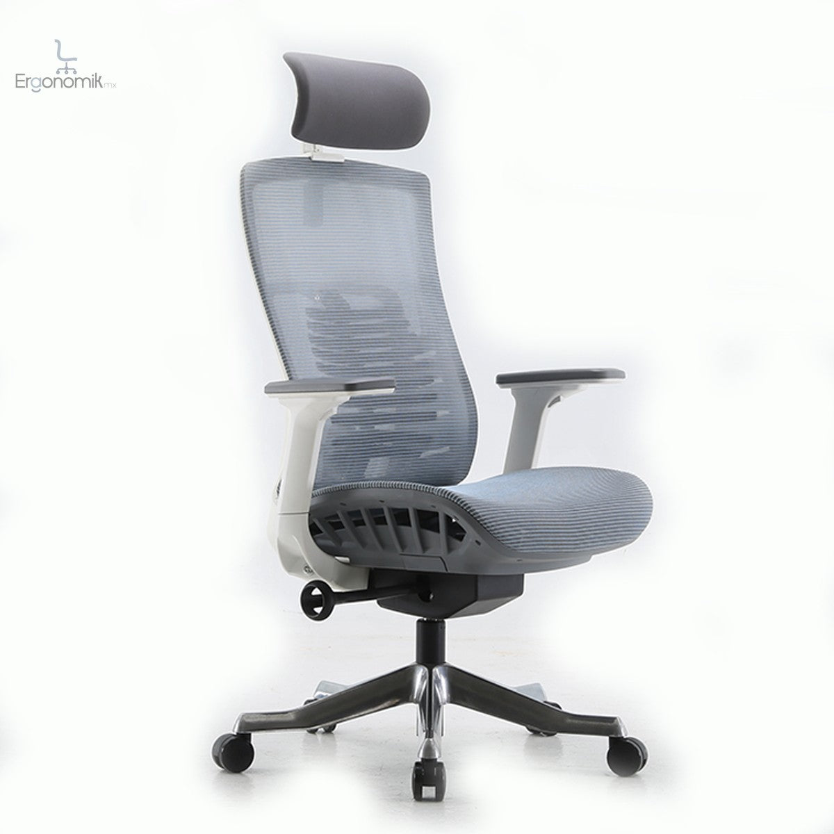 Silla Ejecutiva S93 Mesh Gris | Muebles ergonómicos en México | Ergonomik