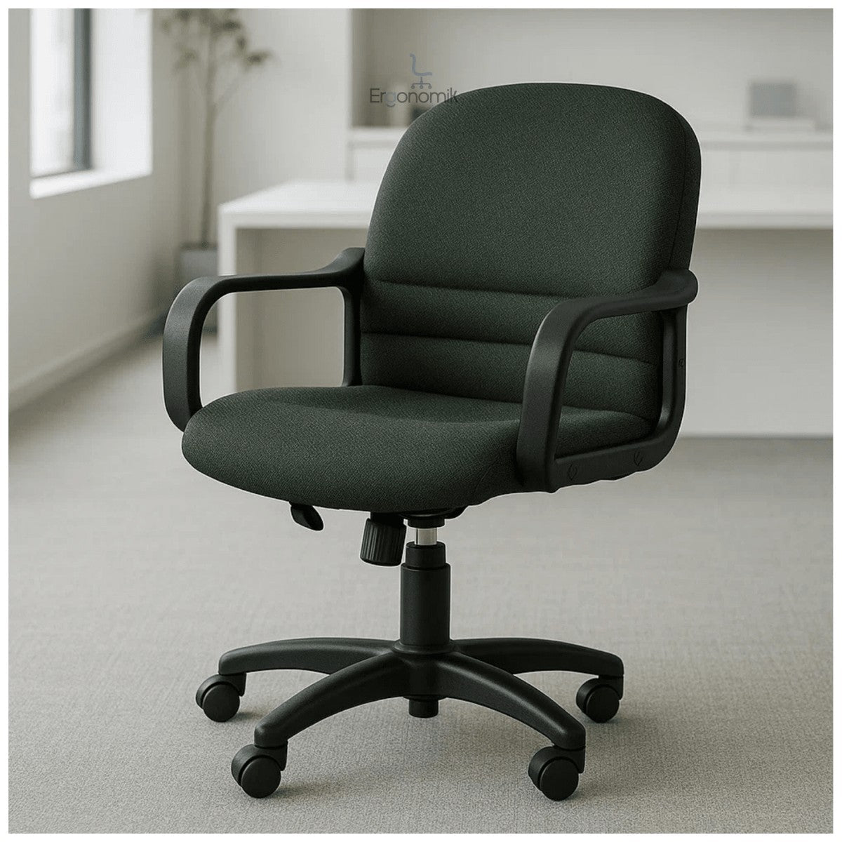 Silla Ejecutiva Tamayo en Tela y Respaldo Medio 4002 - Ergonomik silla ejecutiva OFIK