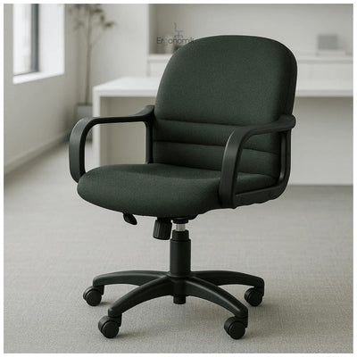 Silla Ejecutiva Tamayo en Tela y Respaldo Medio 4002 - Ergonomik silla ejecutiva OFIK