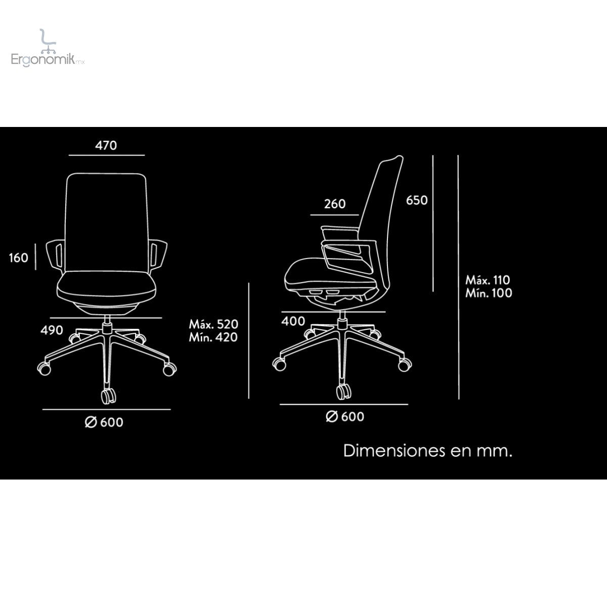 Silla Ejecutiva Vanto - Ergonomik silla ejecutiva OFFIHO