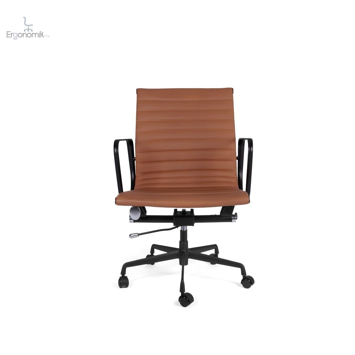 Silla Goetz Piel Genuina - Ergonomik silla de visita OFFIHO