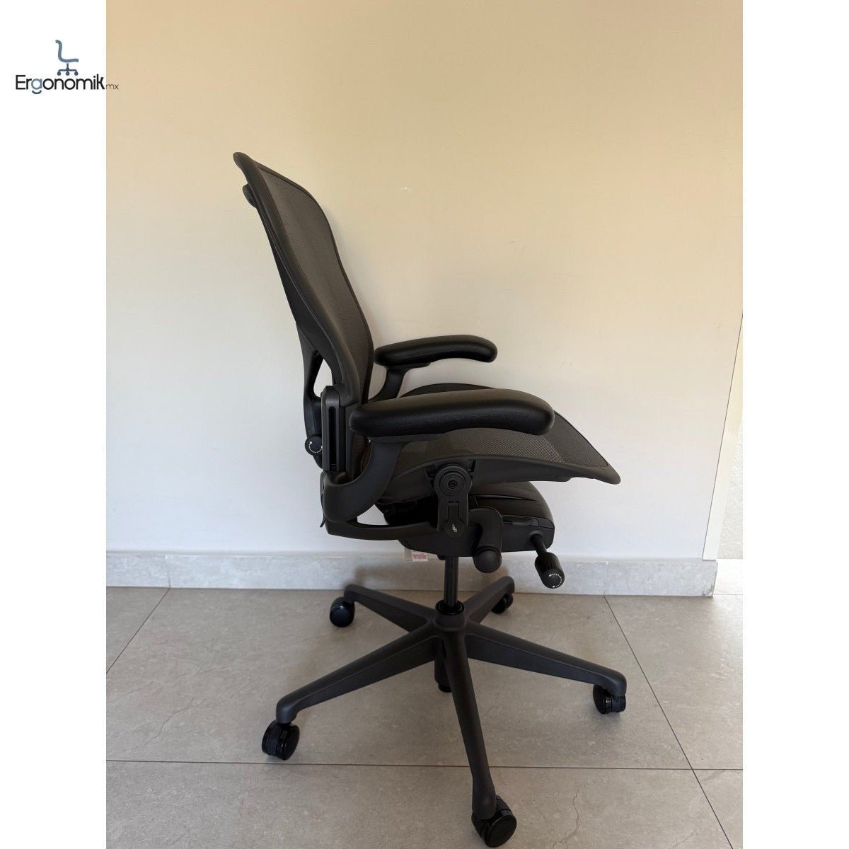 Silla Herman Miller Aeron B Grafito PostureFit Equipada - Nueva - Ergonomik silla ergonomica Herman Miller