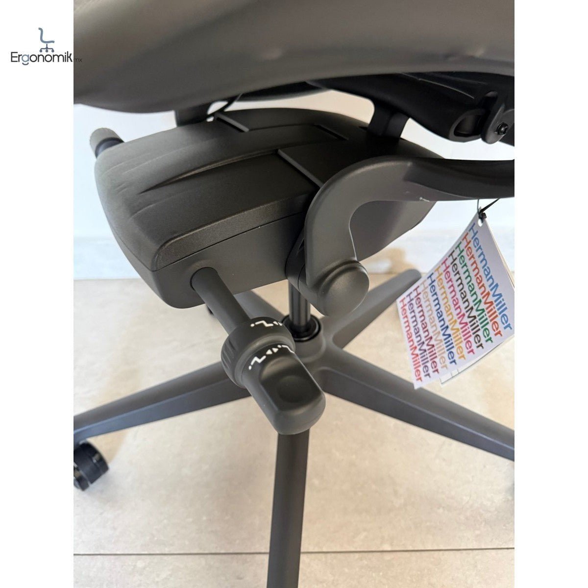 Silla Herman Miller Aeron B Grafito PostureFit Equipada - Nueva - Ergonomik silla ergonomica Herman Miller