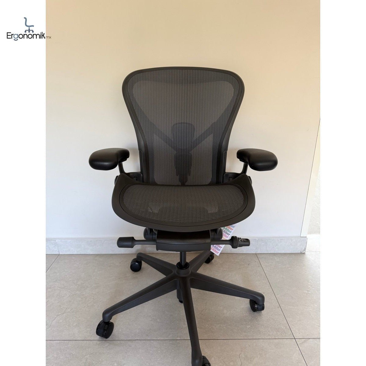 Silla Herman Miller Aeron B Grafito PostureFit Equipada - Nueva - Ergonomik silla ergonomica Herman Miller