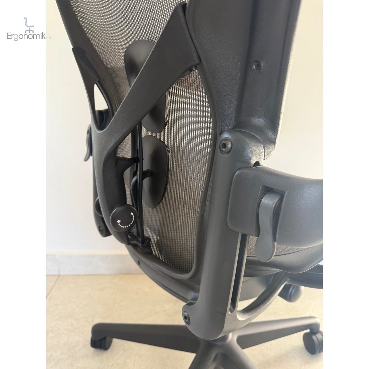 Silla Herman Miller Aeron B Grafito PostureFit Equipada - Preowned - Ergonomik silla ergonomica Herman Miller