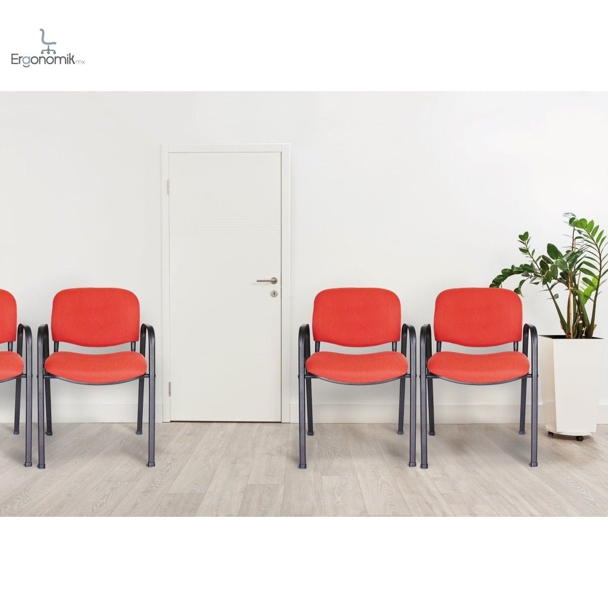 Silla ISO Con Brazos - 4 piezas - Ergonomik silla OFFIHO