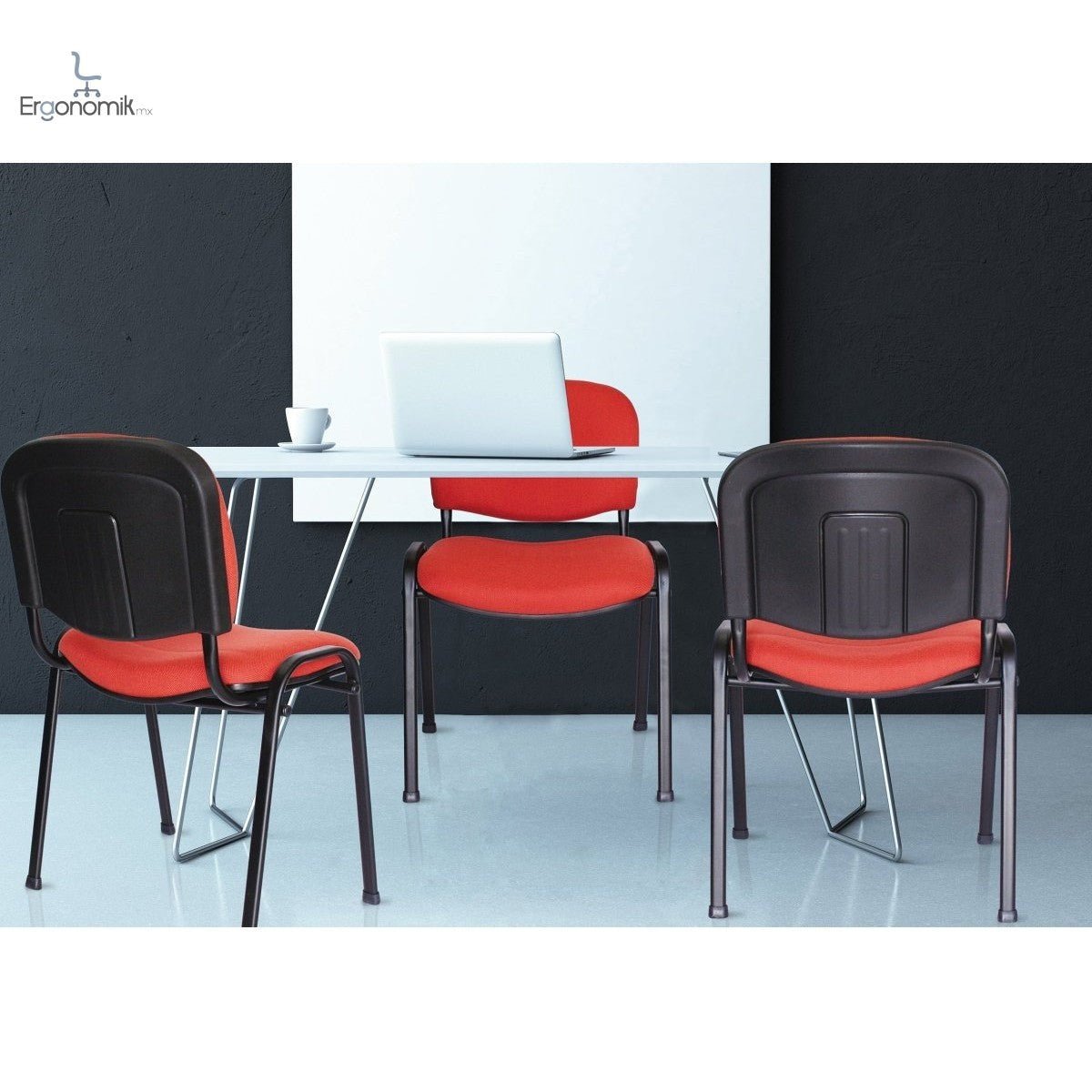 Silla ISO Sin Brazos - 4 Piezas - Ergonomik silla OFFIHO