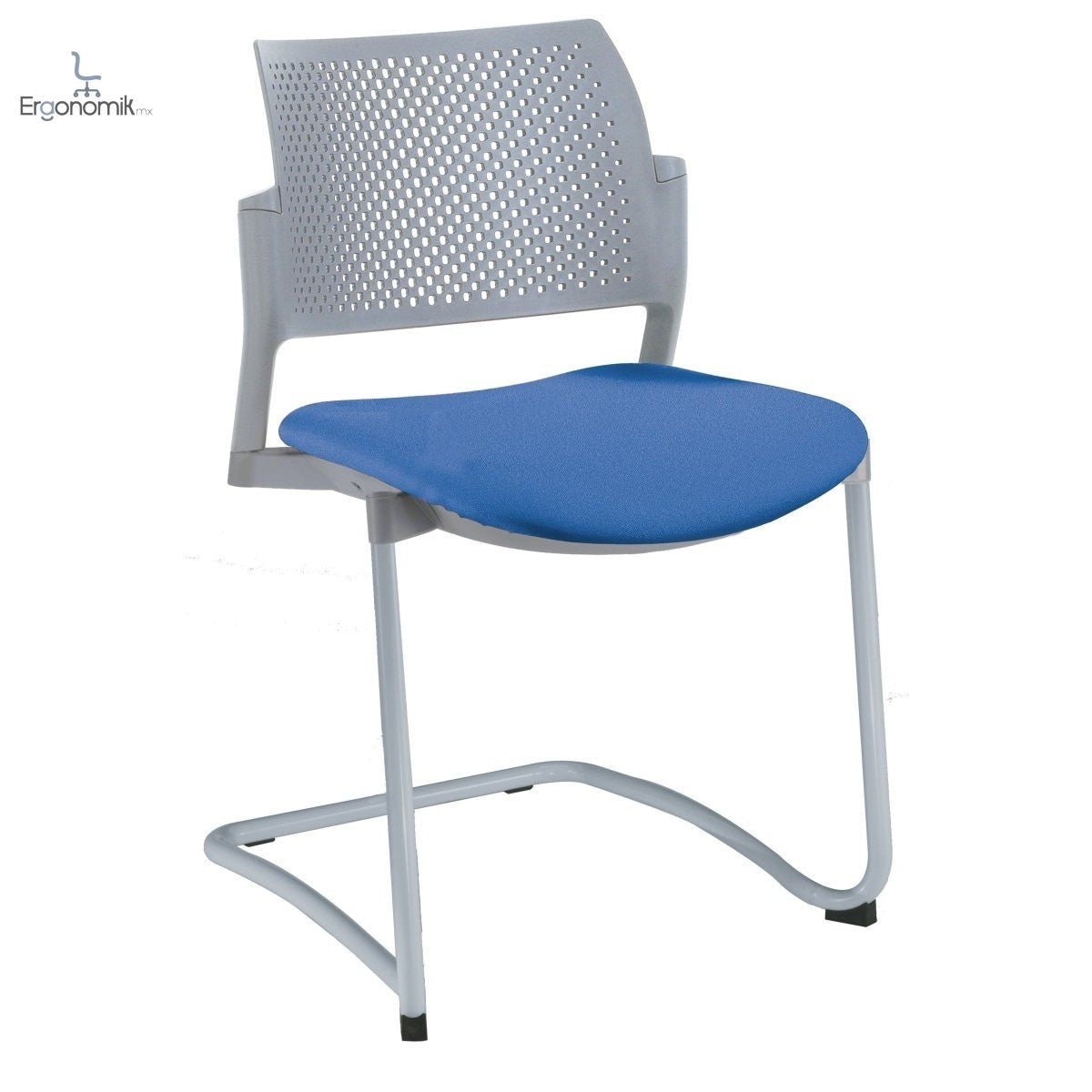 Silla Kyos Gris Semi Tapizadas - Ergonomik silla operativa OFFIHO
