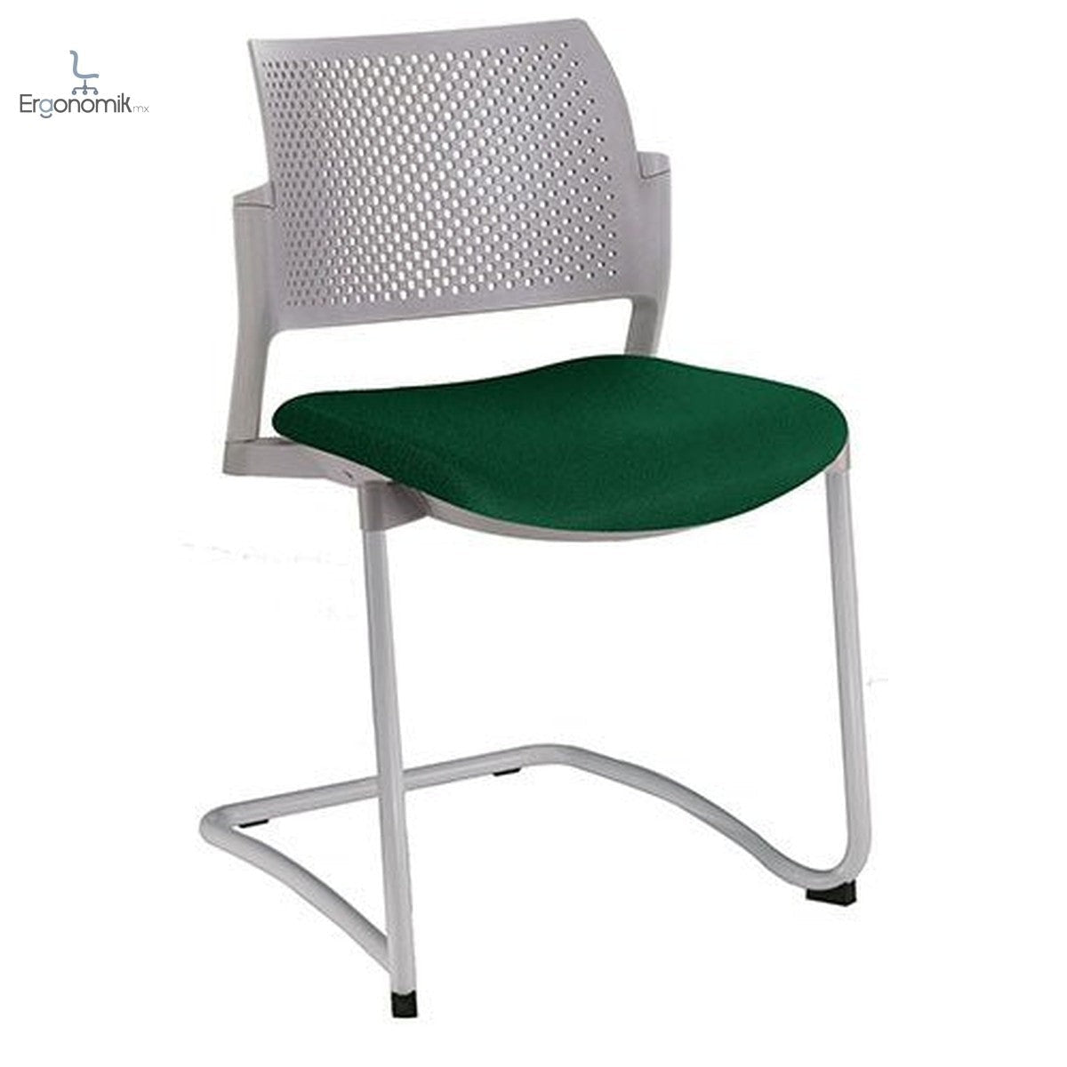 Silla Kyos Gris Semi Tapizadas - Ergonomik silla operativa OFFIHO