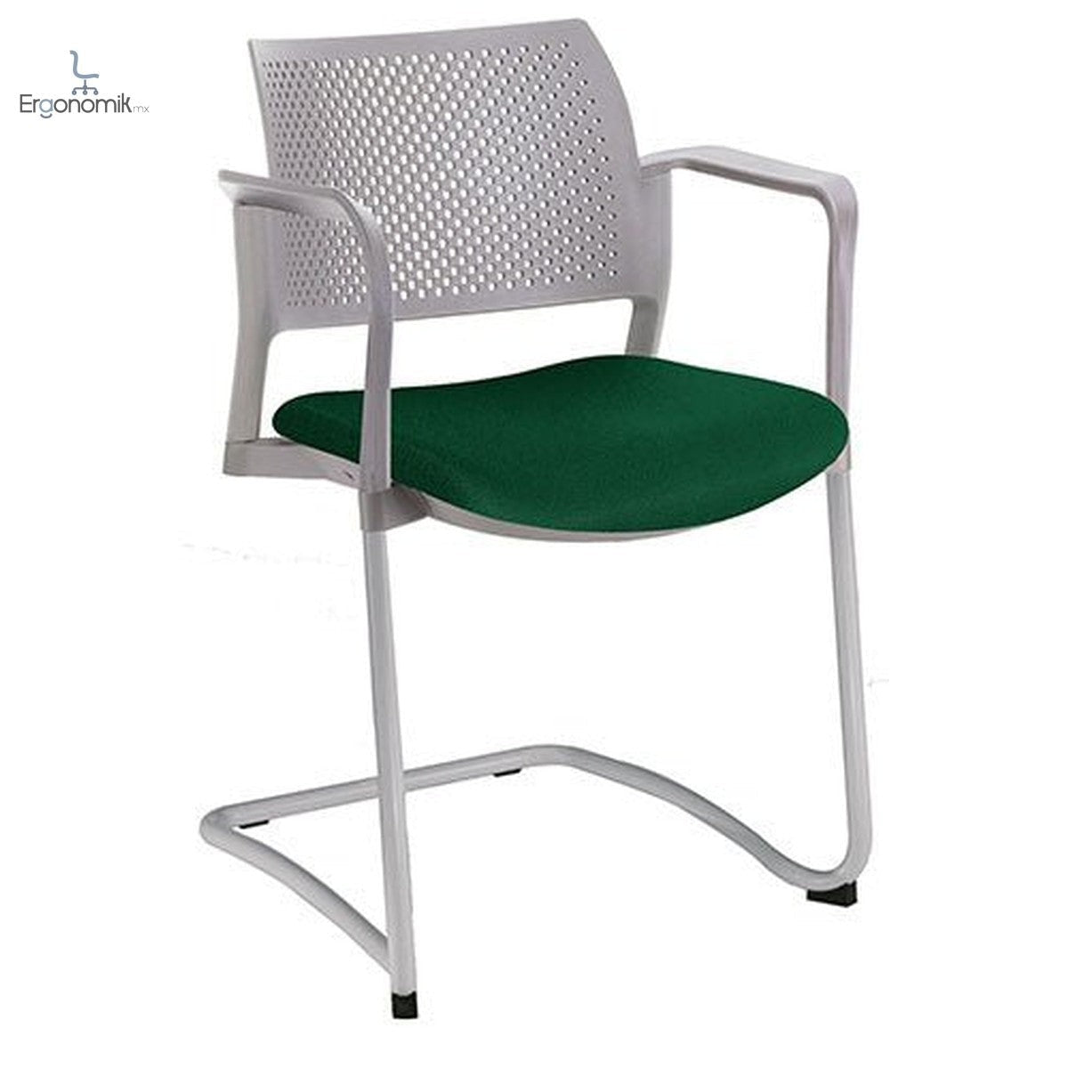 Silla Kyos Gris Semi Tapizadas - Ergonomik silla operativa OFFIHO