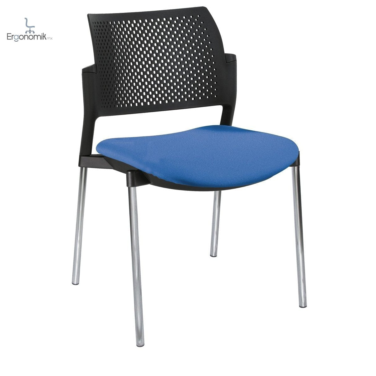 Silla Kyos Negro Semi Tapizadas - Ergonomik silla operativa OFFIHO