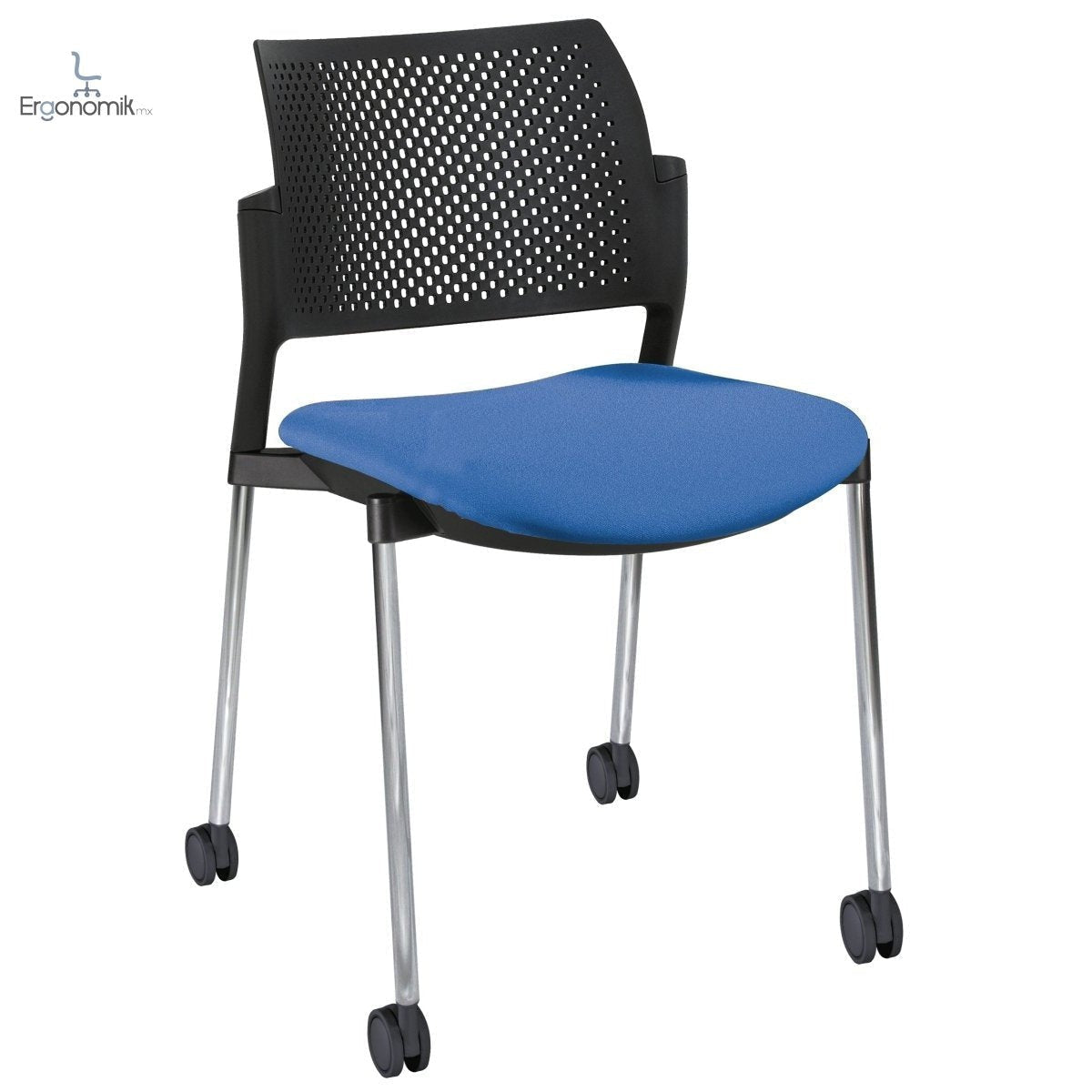 Silla Kyos Negro Semi Tapizadas - Ergonomik silla operativa OFFIHO
