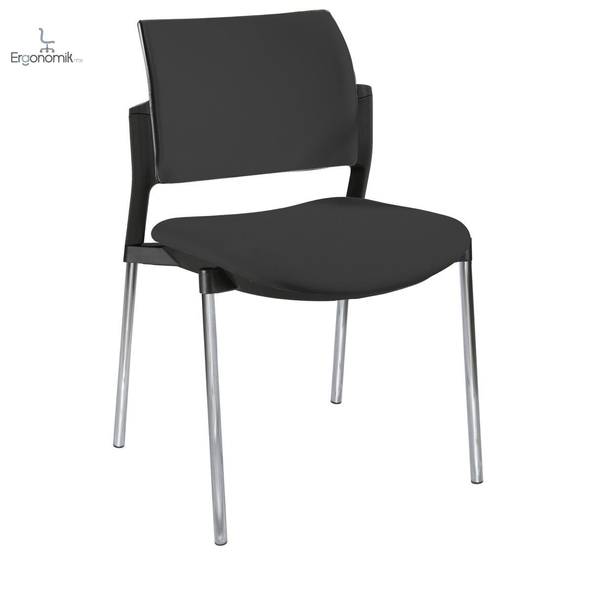 Silla Kyos Negro Tapizadas - Ergonomik silla operativa OFFIHO