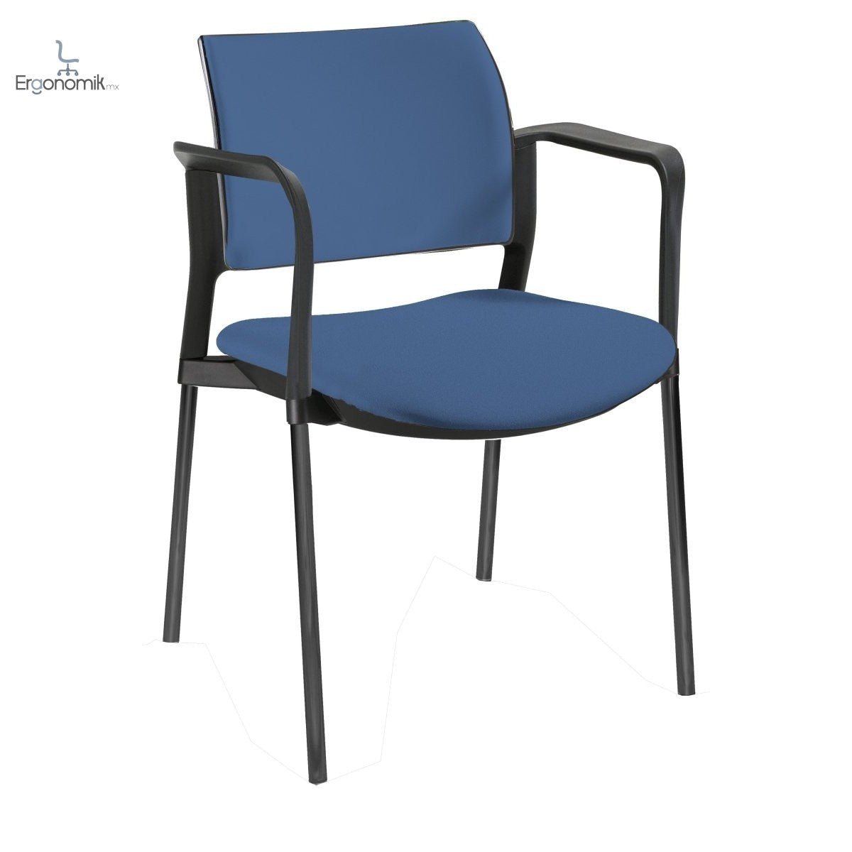 Silla Kyos Negro Tapizadas - Ergonomik silla operativa OFFIHO