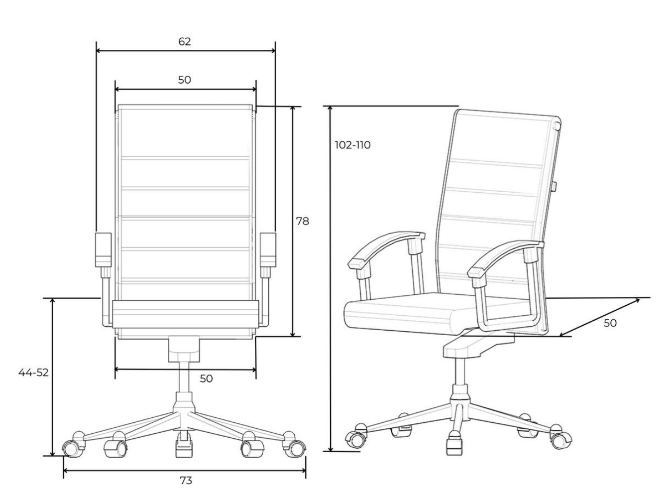Silla Loop resistente y duradera para oficina