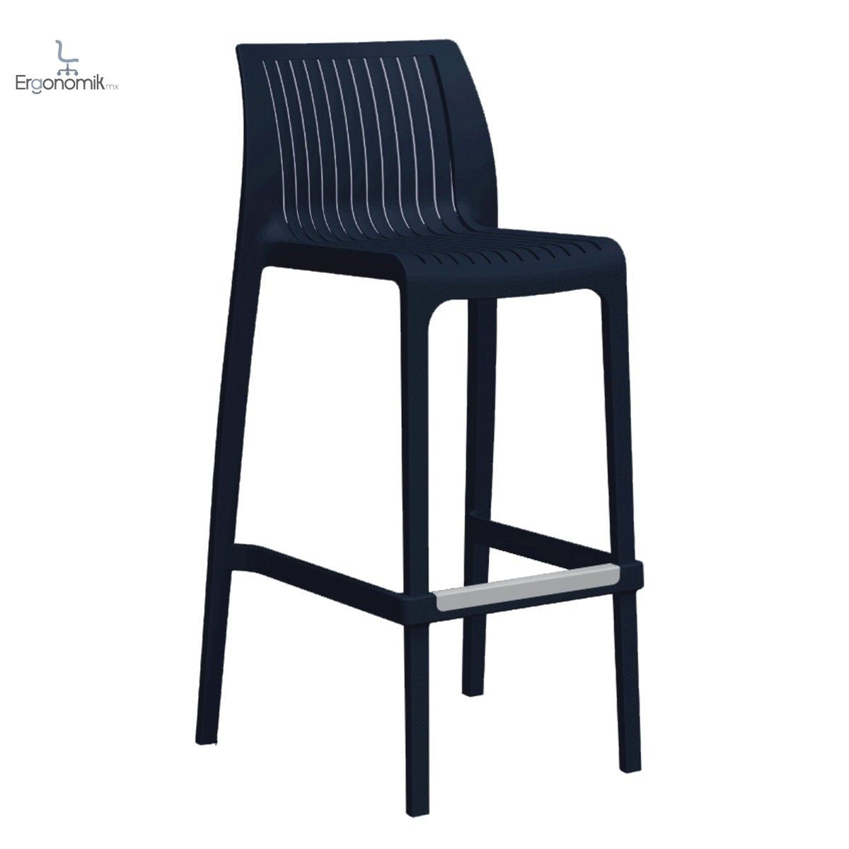Silla Milos Alta - 2 piezas - Ergonomik silla de visita OFFIHO
