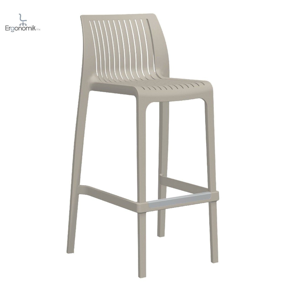 Silla Milos Alta - 2 piezas - Ergonomik silla de visita OFFIHO