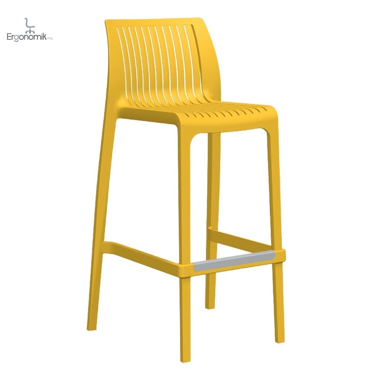 Silla Milos Alta - 2 piezas - Ergonomik silla de visita OFFIHO