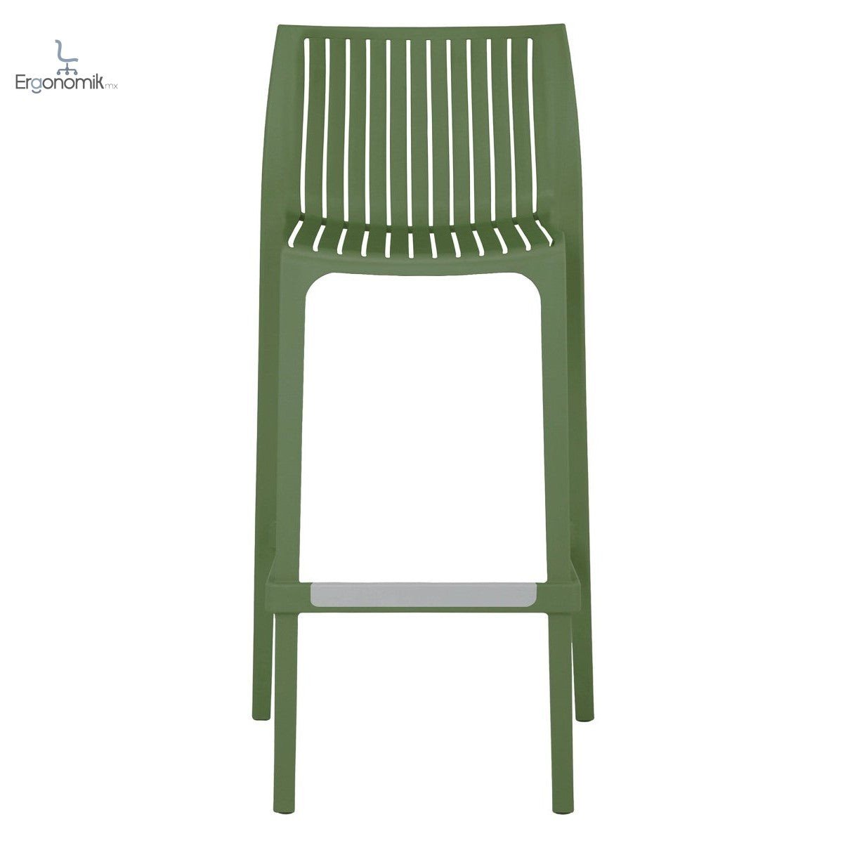 Silla Milos Alta - 2 piezas - Ergonomik silla de visita OFFIHO