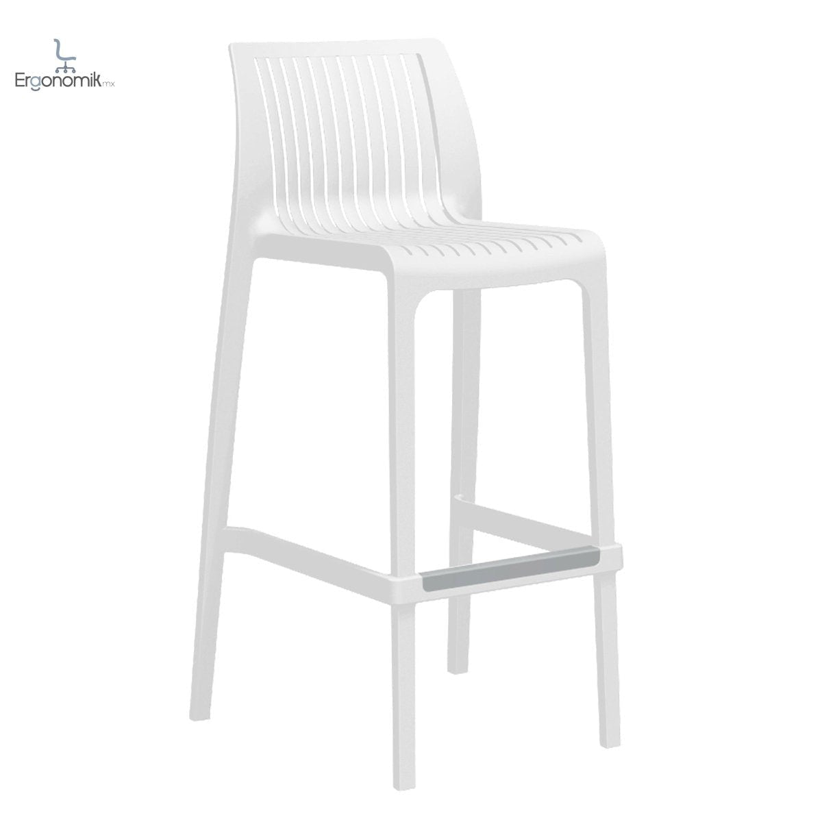 Silla Milos Alta - 2 piezas - Ergonomik silla de visita OFFIHO
