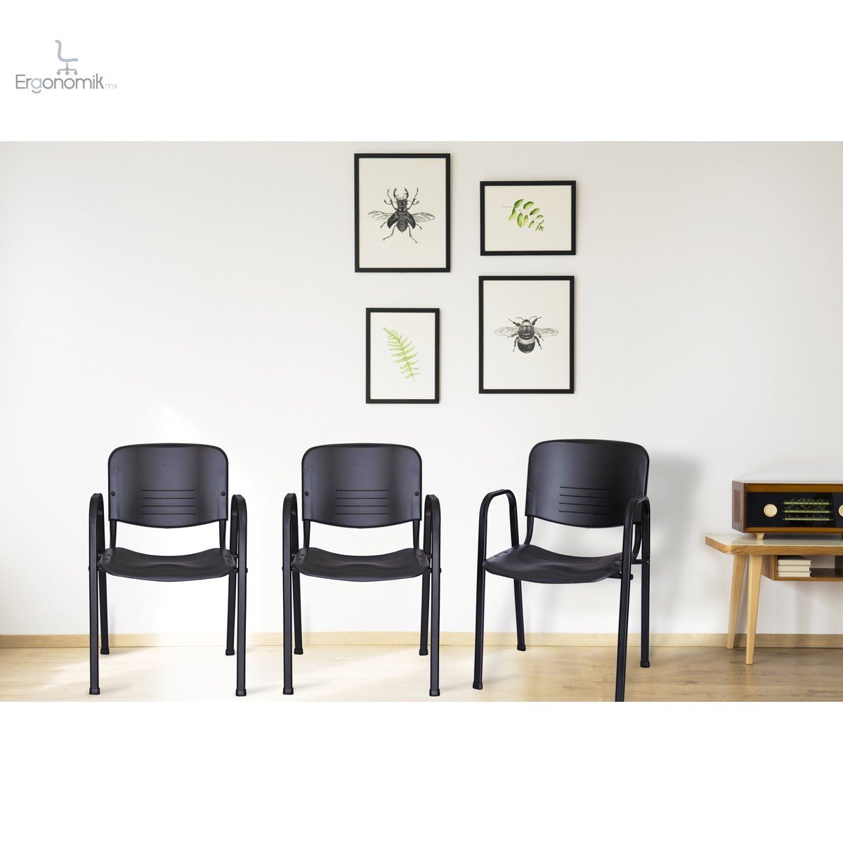 Silla Novaiso Con Brazos - 5 piezas - Ergonomik silla OFFIHO