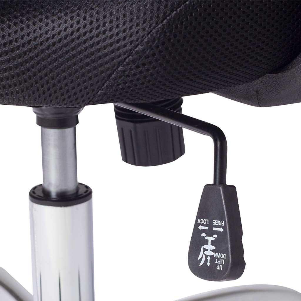 Base giratoria metálica con ruedas suaves de la Silla Operativa 100