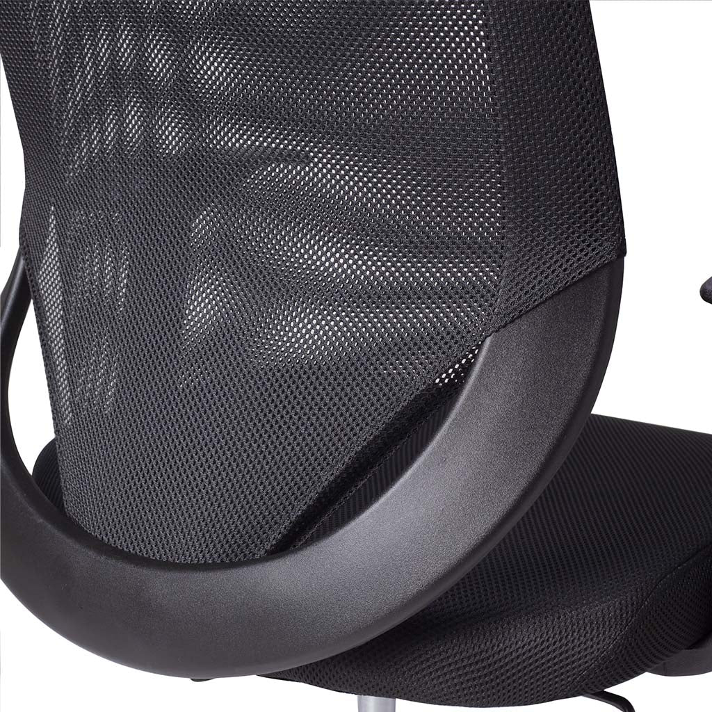 Detalle del acabado y tapizado de la Silla Operativa 100