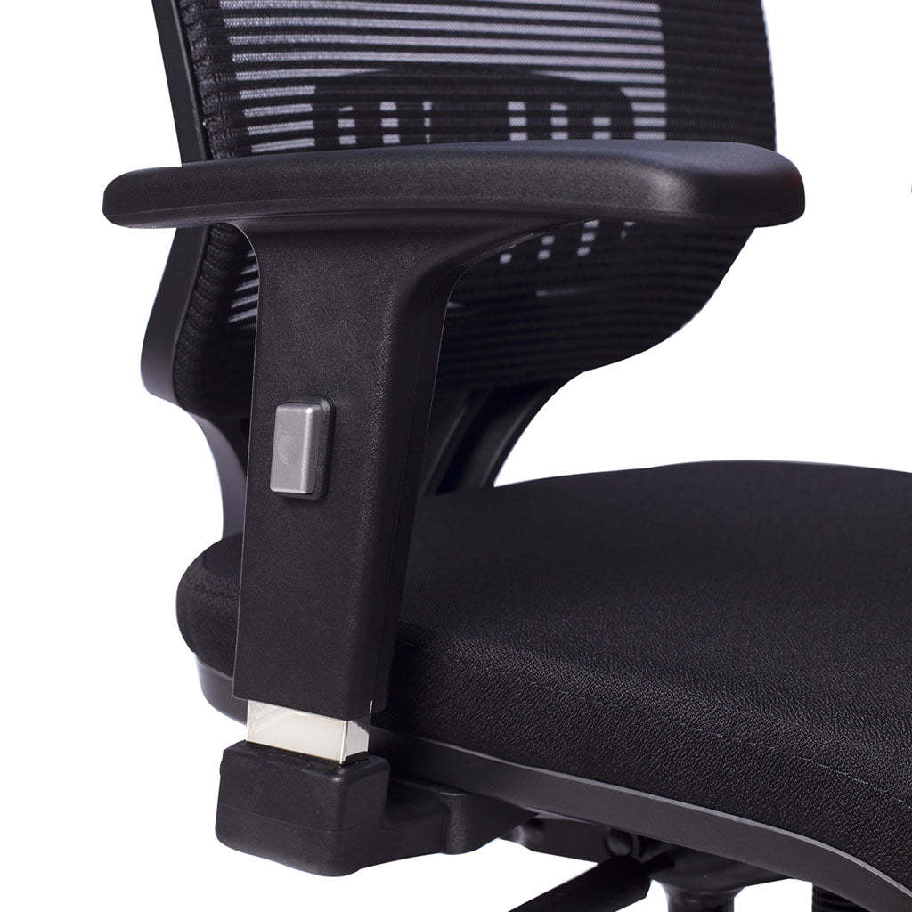 Adjustable height feature of Silla Operativa 120