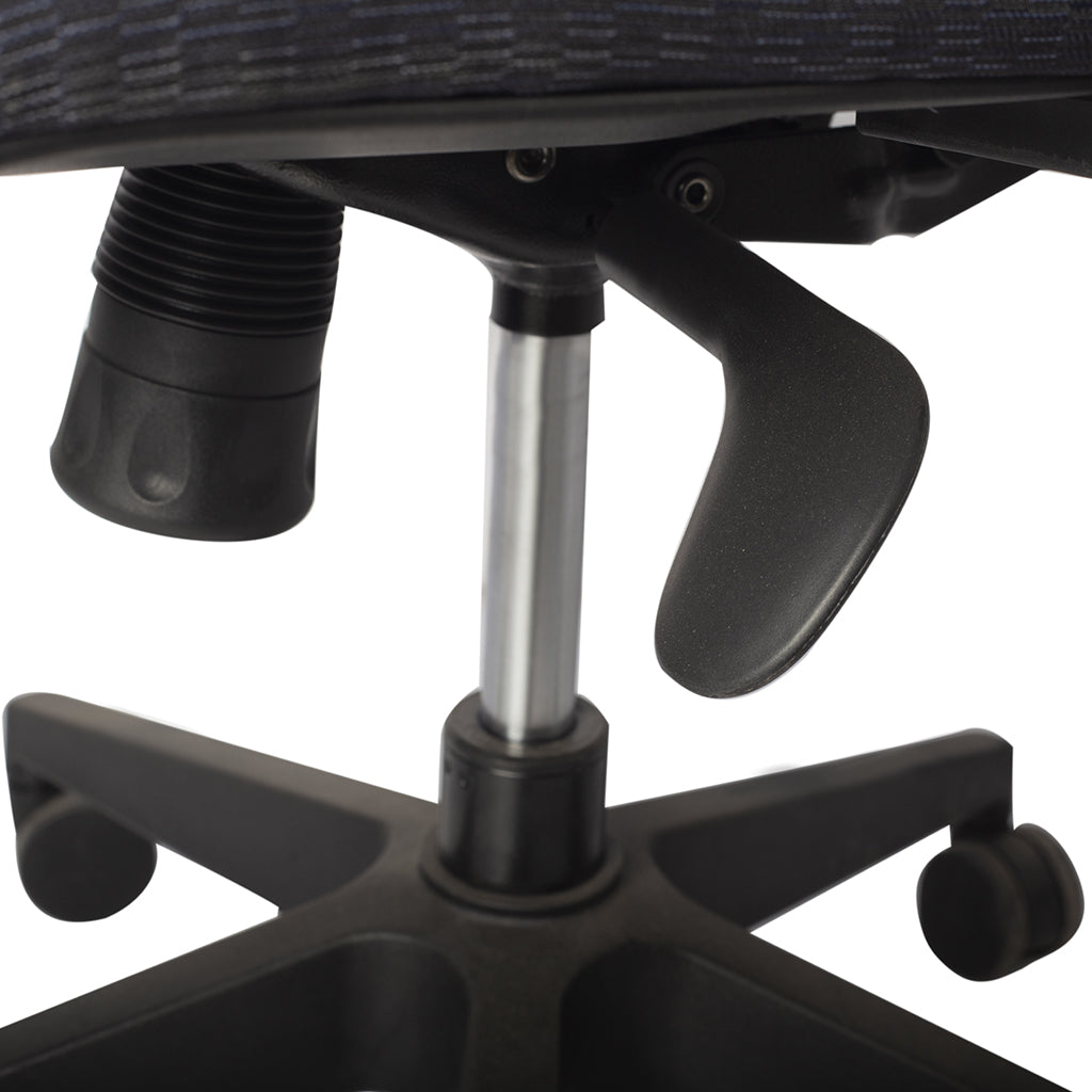 Detalle del asiento acolchado de alta densidad