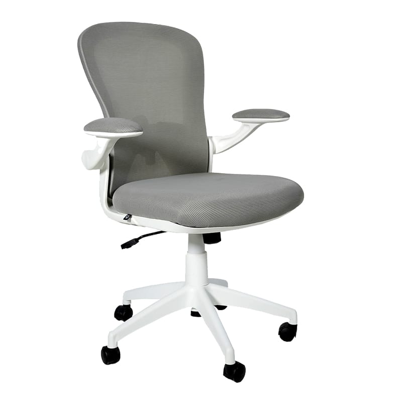 Silla Operativa De Brazo Abatible H6 Mesh Gris - Ergonomik silla ergonomica Ofik