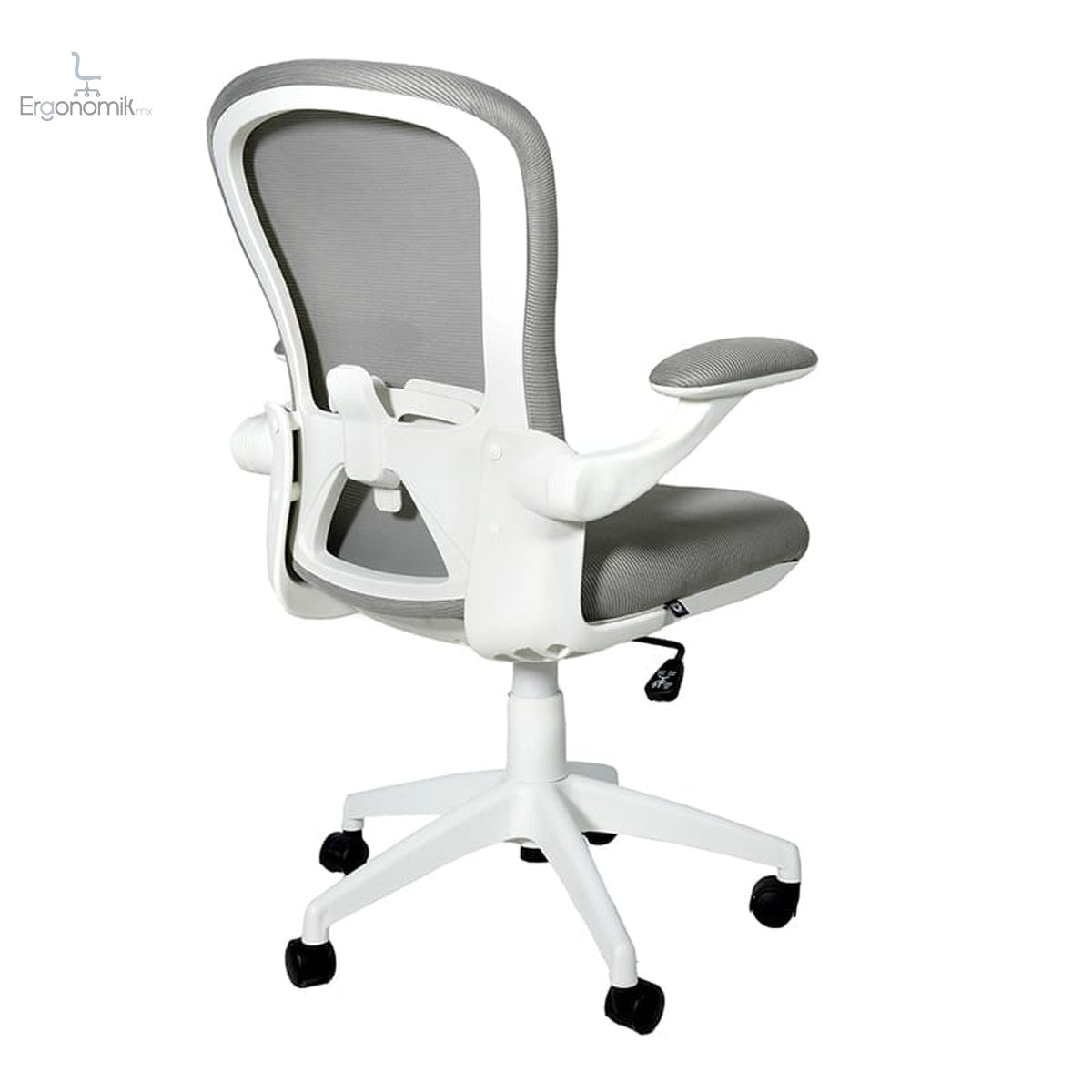 Silla Operativa De Brazo Abatible H6 Mesh Gris - Ergonomik silla ergonomica Ofik