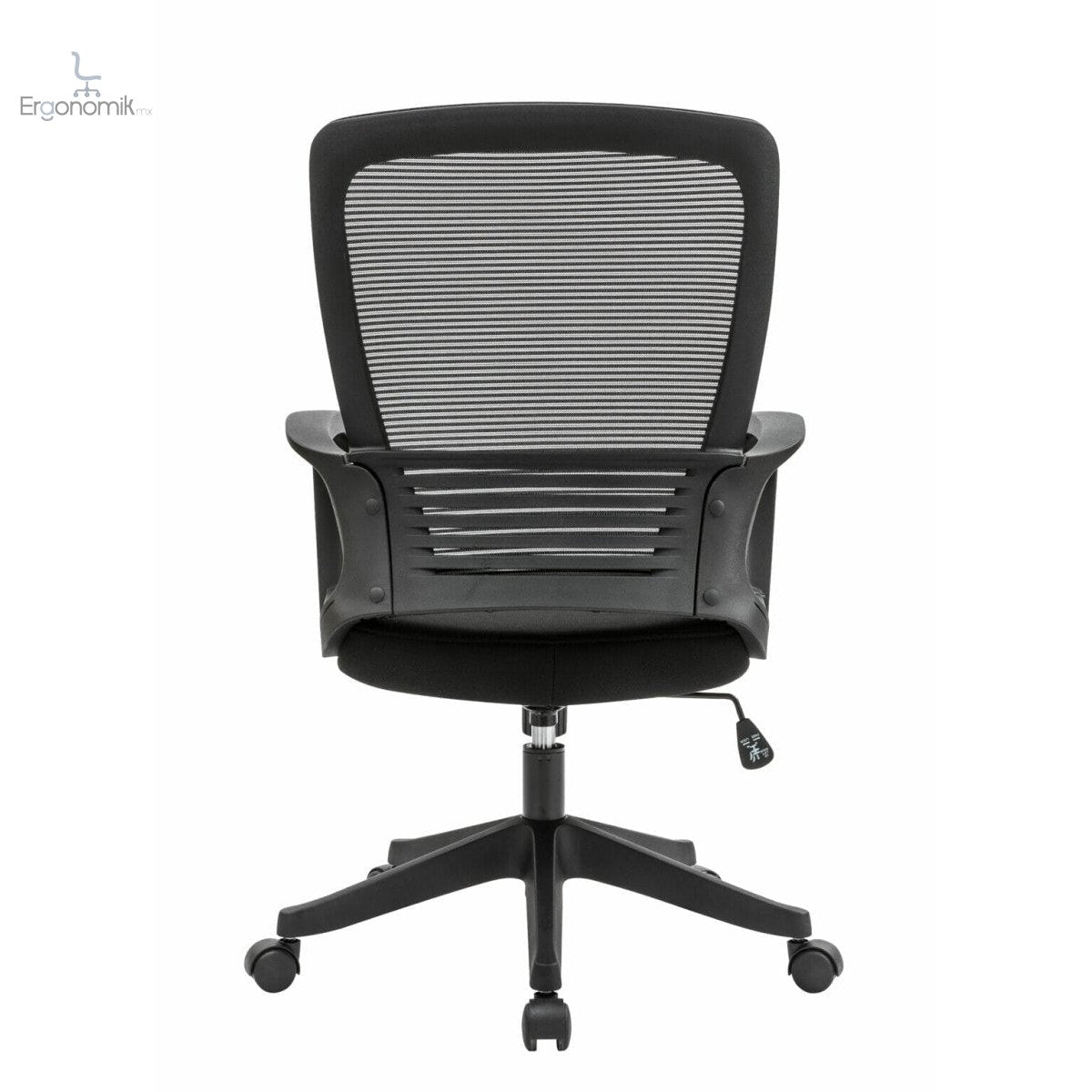 Silla Operativa H3 Mesh Y Tela Negra Estructura Negra - Ergonomik silla ergonomica OFIK