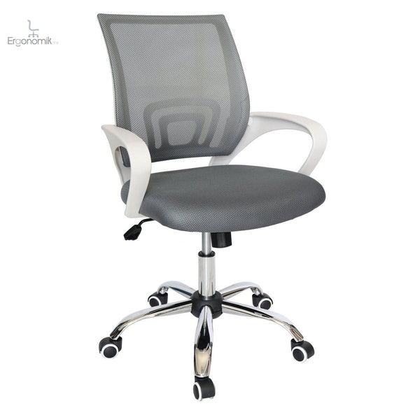 Silla Operativa Jack blanco - Ergonomik silla de oficina MEM