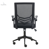 Silla Operativa Nitro Con Brazos Abatibles Mesh Y Asiento Negro