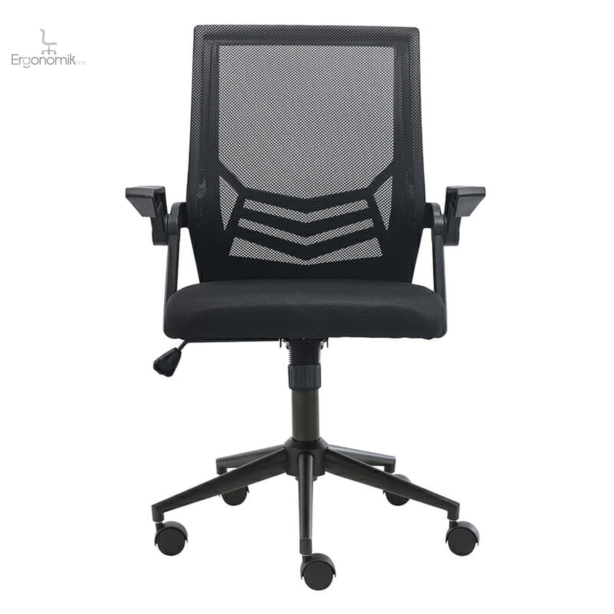 Silla Operativa Nitro Con Brazos Abatibles Mesh Y Asiento Negro - Ergonomik silla de oficina Ofik