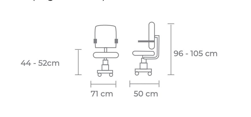 Silla Operativa Patagonia - Ergonomik silla operativa Klave