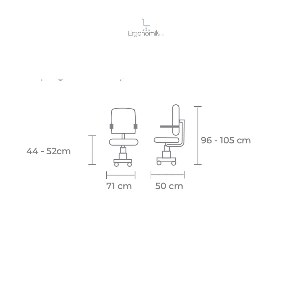 Silla Operativa Patagonia - Ergonomik silla operativa Klave