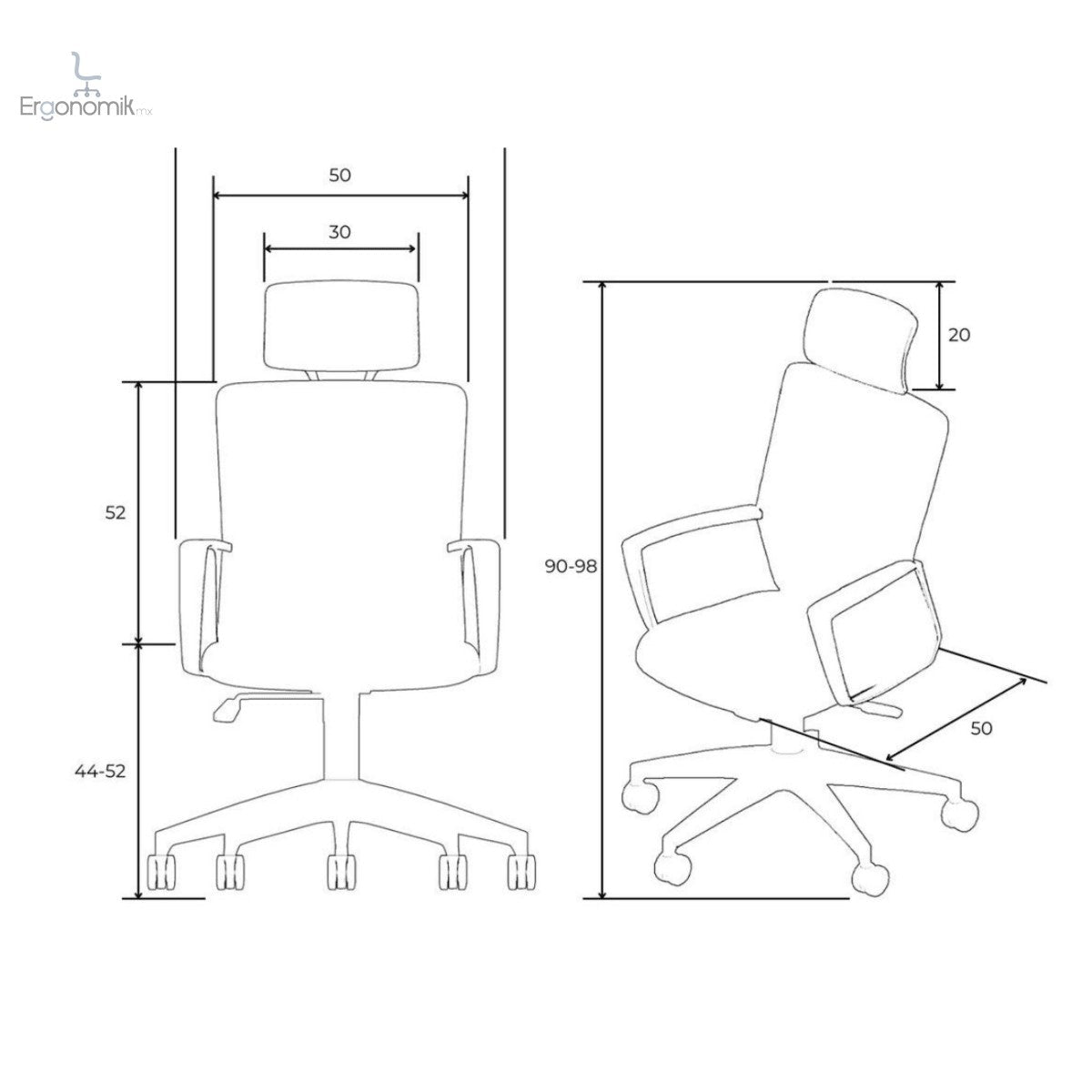 Silla Operativa Play - Ergonomik silla ergonomica Office Class